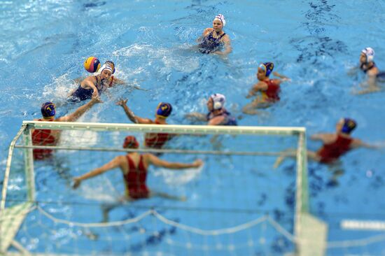 FINA Water Polo World League. Women. Russia vs. Spain