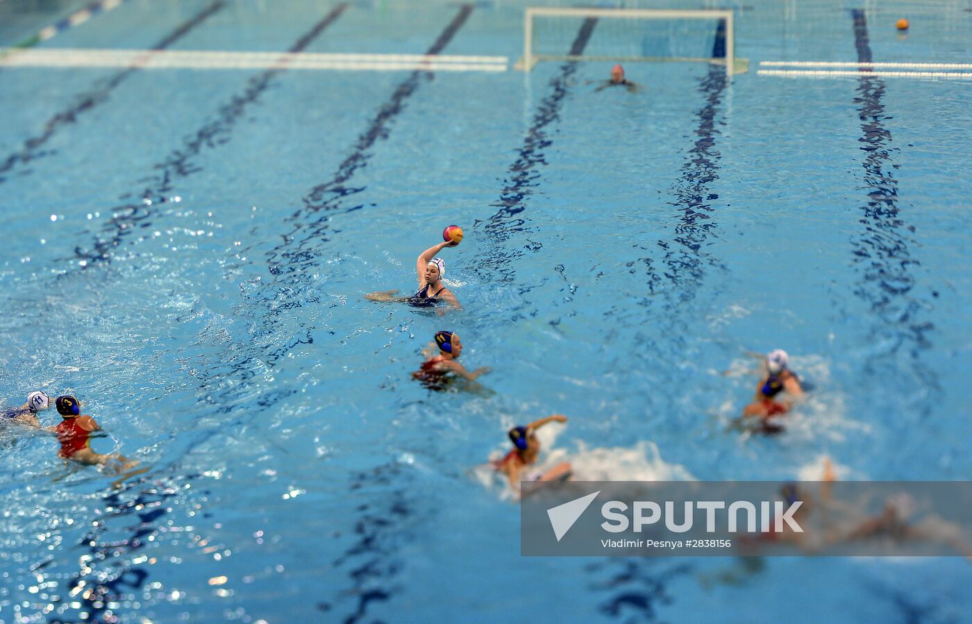 FINA Water Polo World League. Women. Russia vs. Spain
