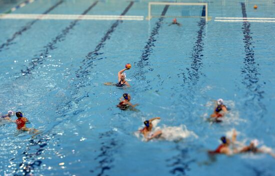 FINA Water Polo World League. Women. Russia vs. Spain