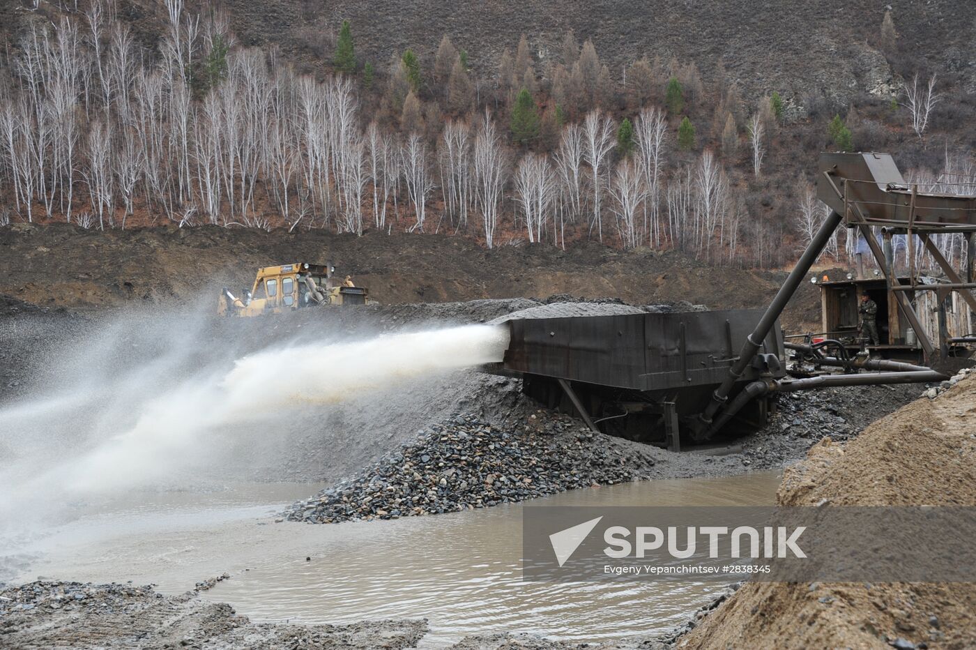 Gold mining in Trans-Baikal Territory