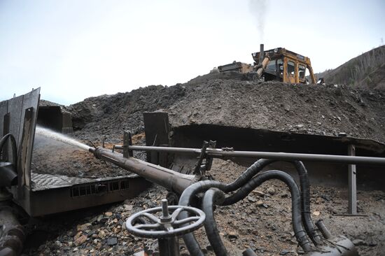 Gold mining in Trans-Baikal Territory