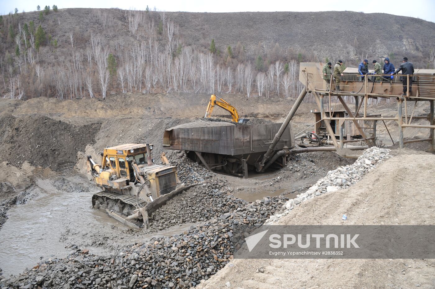 Gold extraction in Trans-Baikal Territory