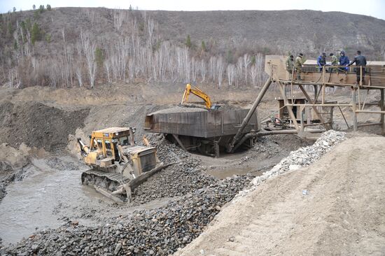 Gold extraction in Trans-Baikal Territory