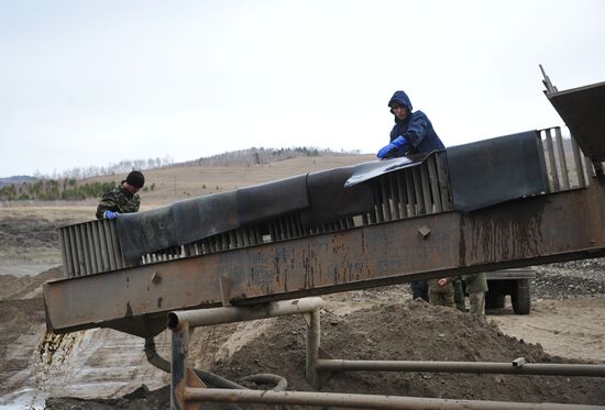 Gold extraction in Trans-Baikal Territory