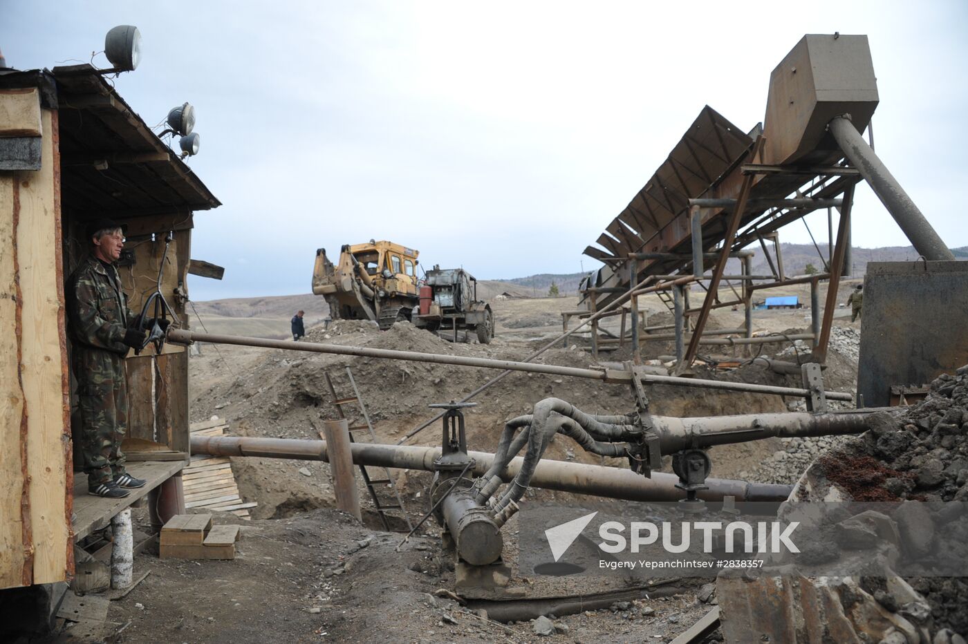 Gold mining in Trans-Baikal Territory