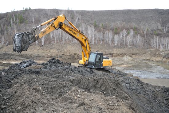 Gold mining in Trans-Baikal Territory