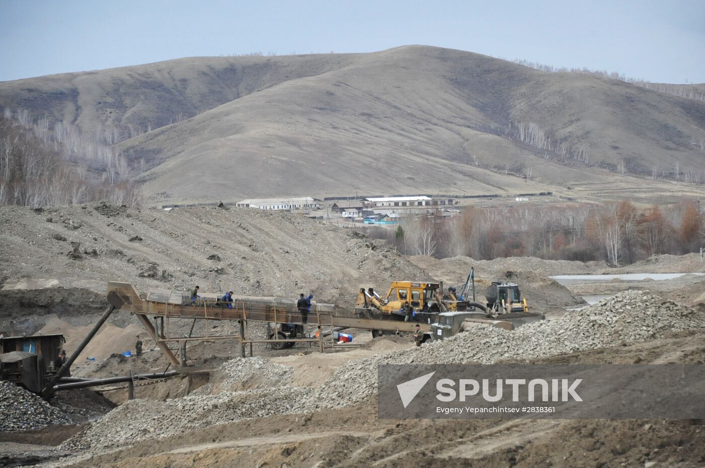 Gold mining in Trans-Baikal Territory