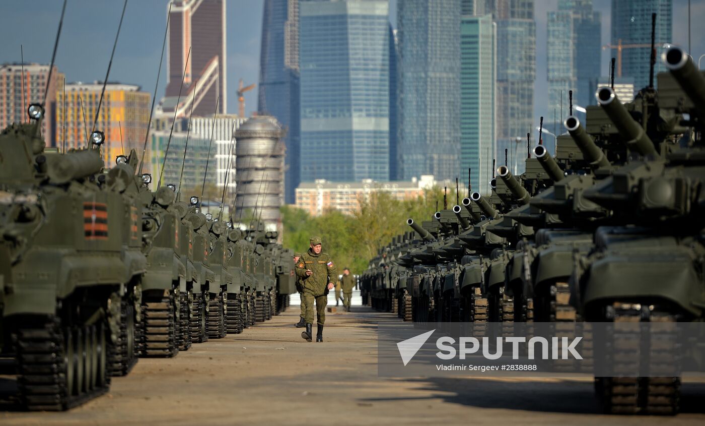 Preparations for Victory Parade in Moscow