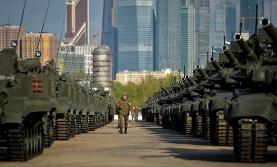 Preparations for Victory Parade in Moscow