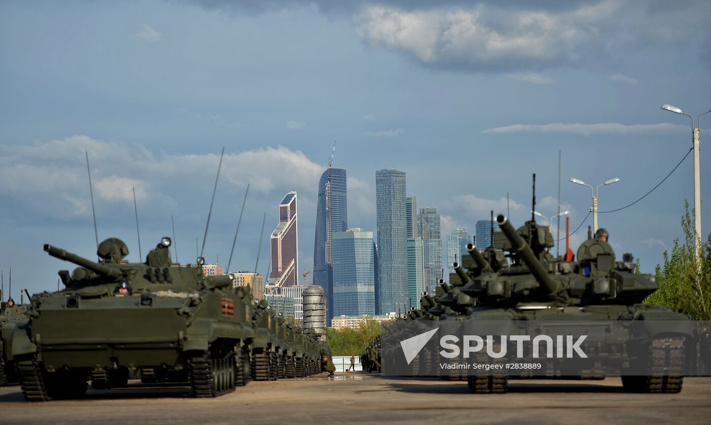 Preparations for Victory Parade in Moscow