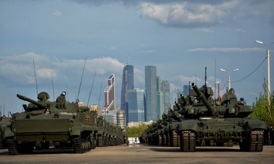 Preparations for Victory Parade in Moscow