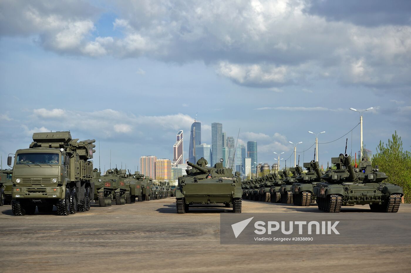 Preparations for Victory Parade in Moscow
