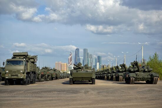 Preparations for Victory Parade in Moscow