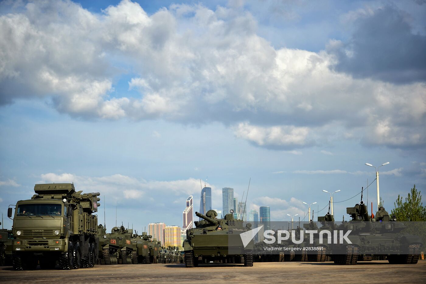 Preparations for Victory Parade in Moscow