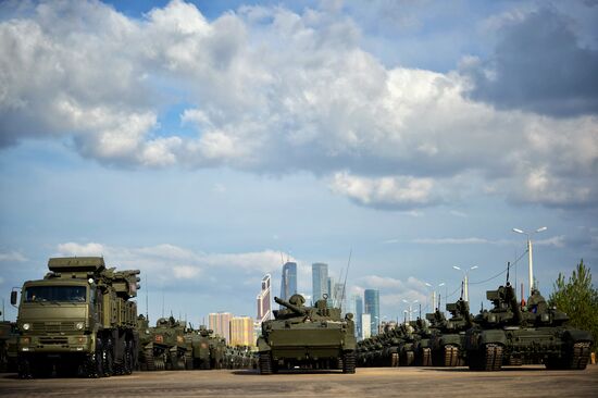 Preparations for Victory Parade in Moscow