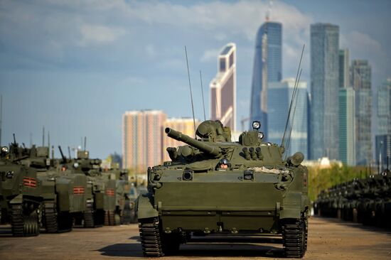 Preparations for Victory Parade in Moscow