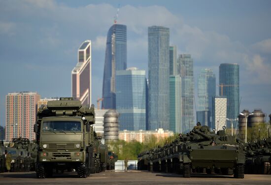 Preparations for Victory Parade in Moscow
