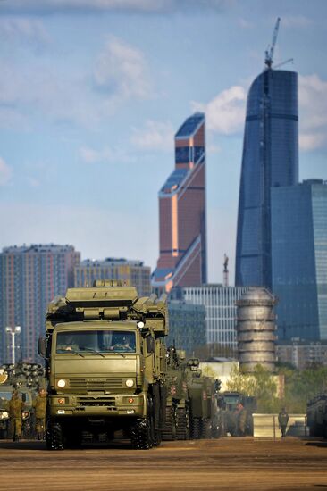 Preparations for Victory Parade in Moscow
