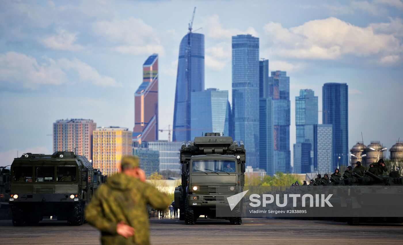 Preparations for Victory Parade in Moscow