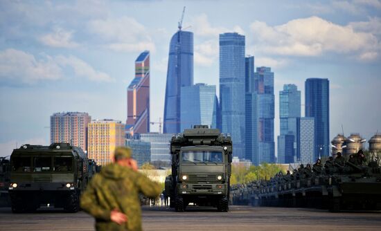 Preparations for Victory Parade in Moscow