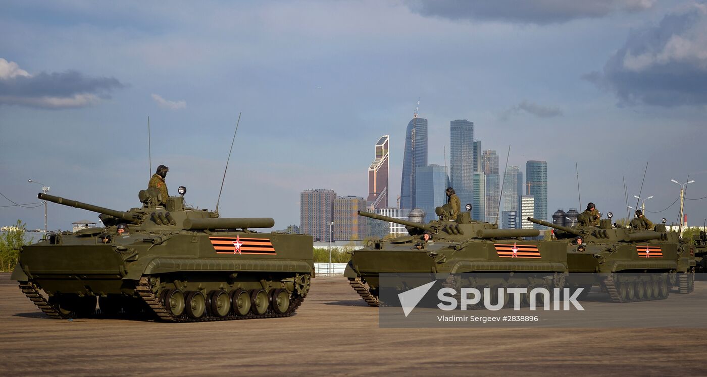 Preparations for Victory Parade in Moscow
