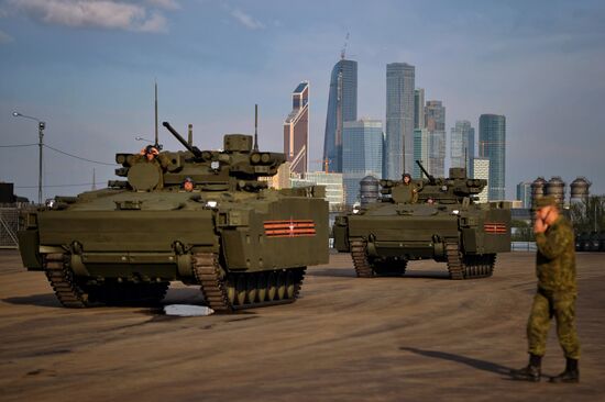 Preparations for Victory Parade in Moscow