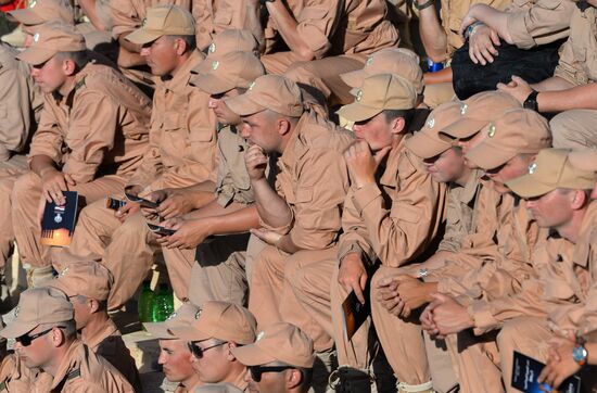 Mariinsky Theater orchestra performs in Palmyra