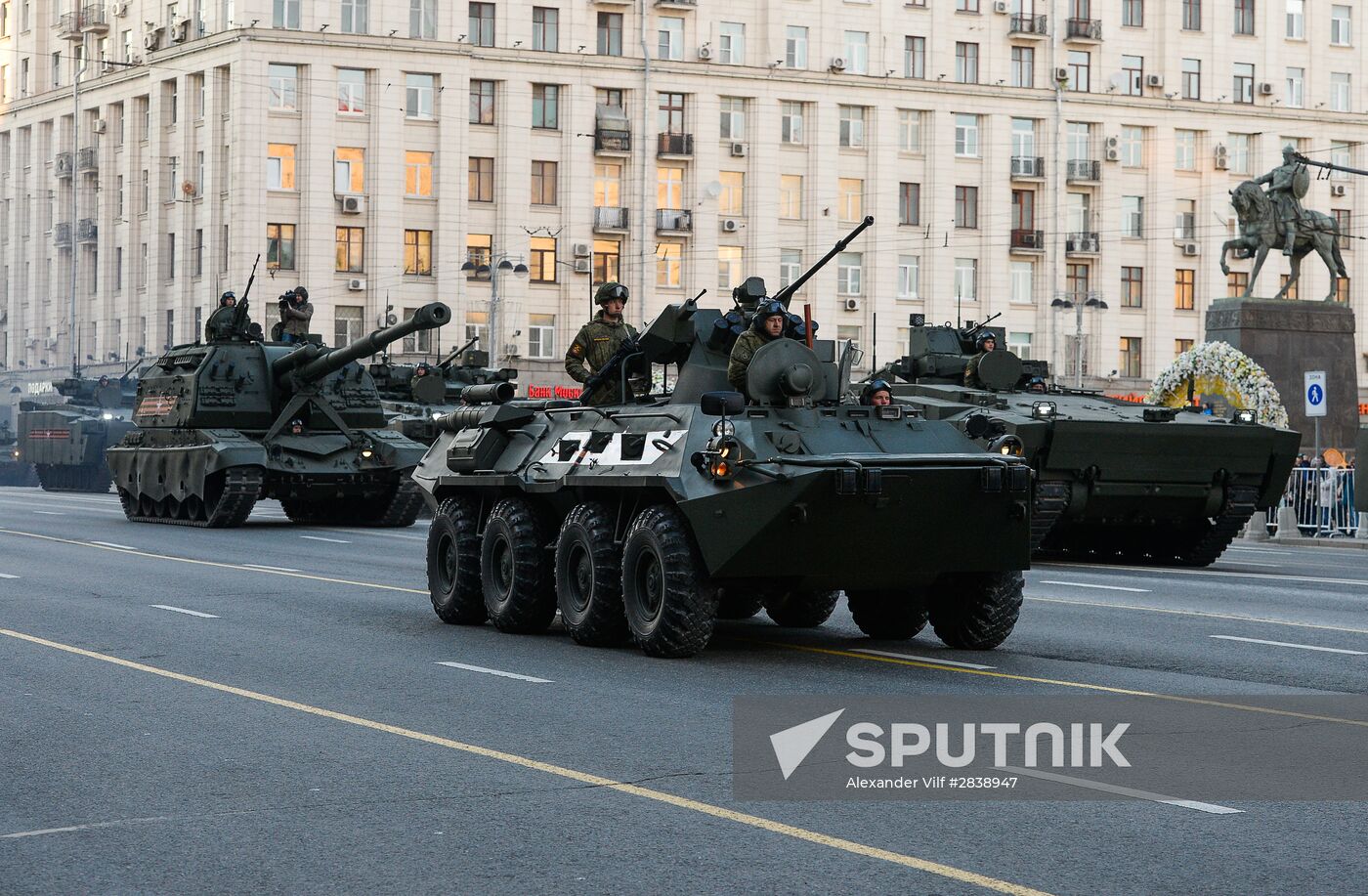 Preparations for Victory Parade in Moscow