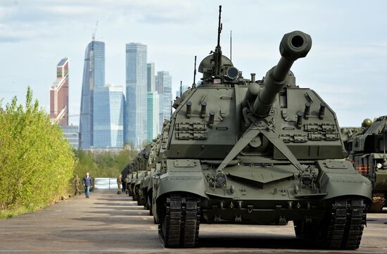 Preparations for Victory Parade in Moscow