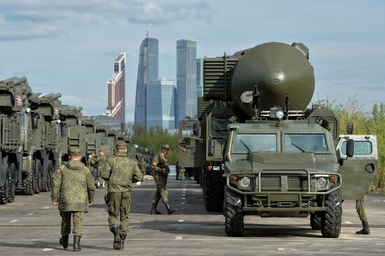 Preparations for Victory Parade in Moscow