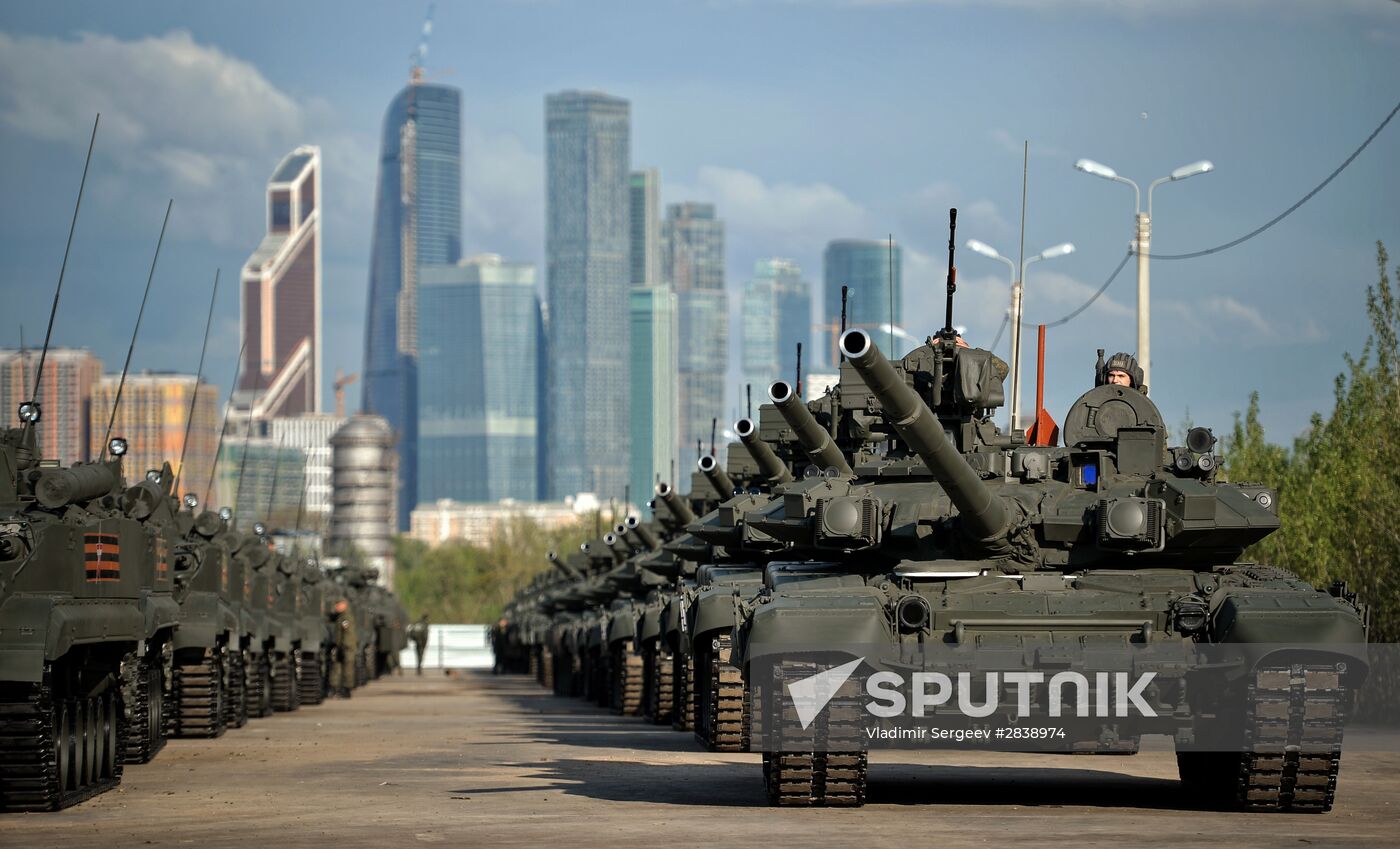 Preparations for Victory Parade in Moscow