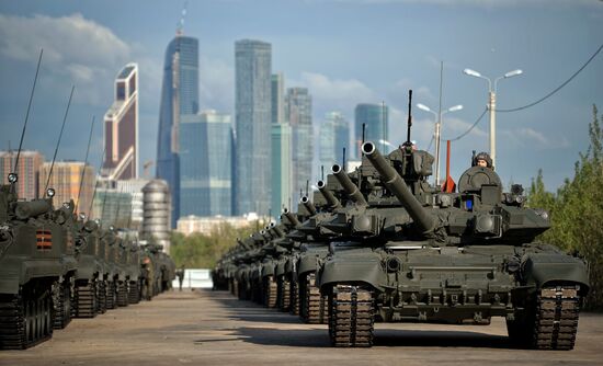 Preparations for Victory Parade in Moscow