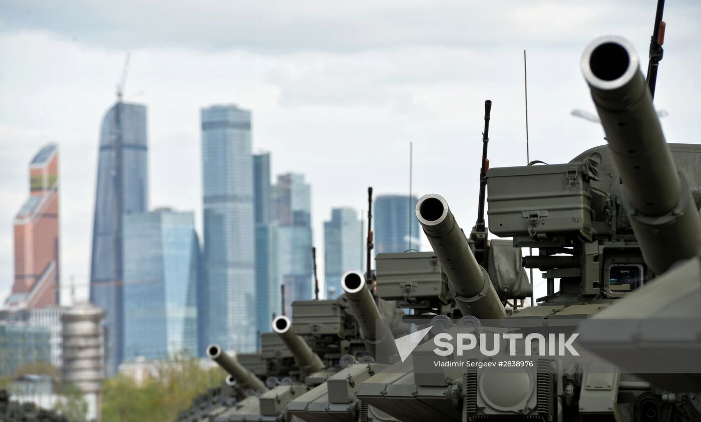 Preparations for Victory Parade in Moscow