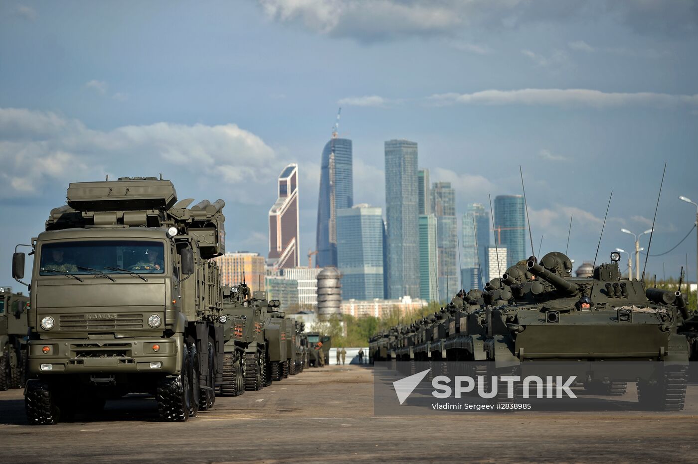 Preparations for Victory Parade in Moscow