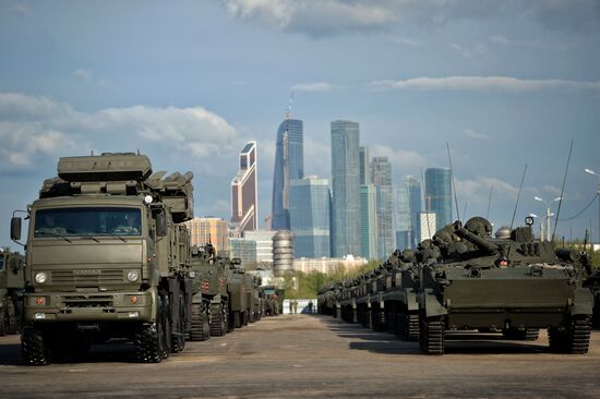 Preparations for Victory Parade in Moscow
