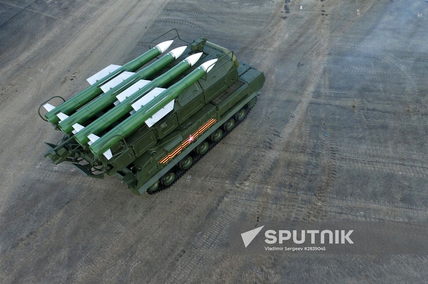 Preparations for Victory Day parade in Moscow