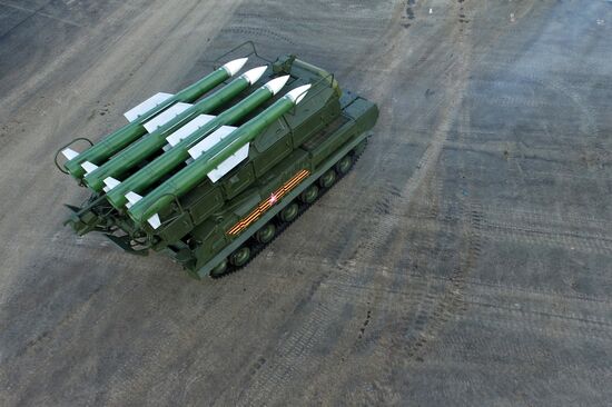Preparations for Victory Day parade in Moscow