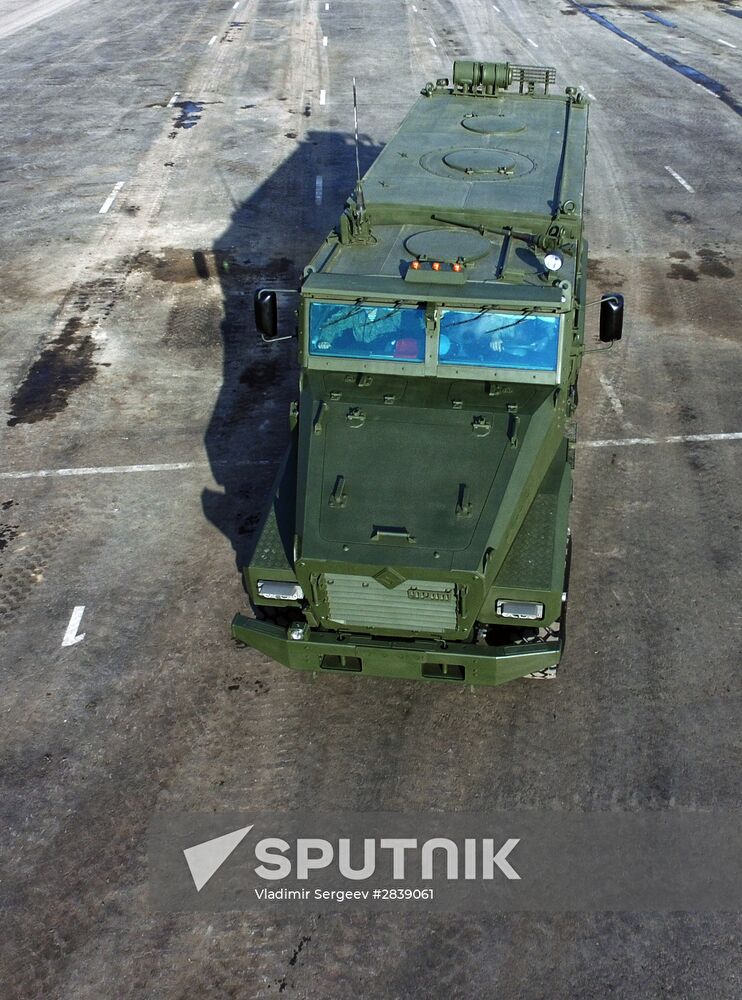 Preparations for Victory Day parade in Moscow