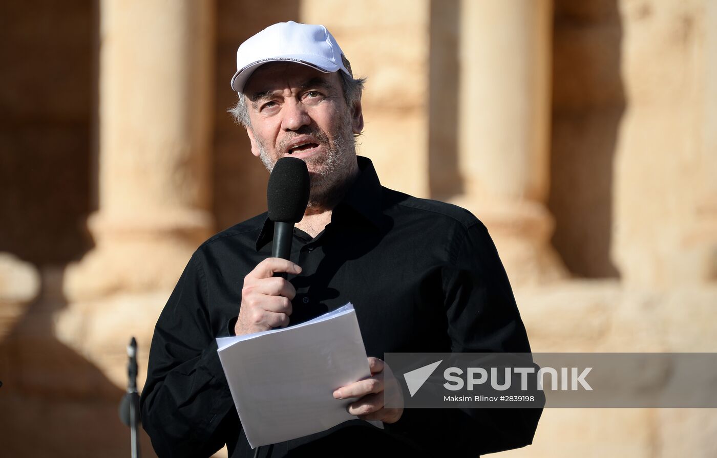 Mariinsky Theater Symphony Orchestra performs in Palmyra