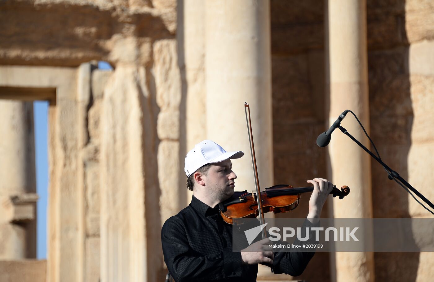 Mariinsky Theater Symphony Orchestra performs in Palmyra