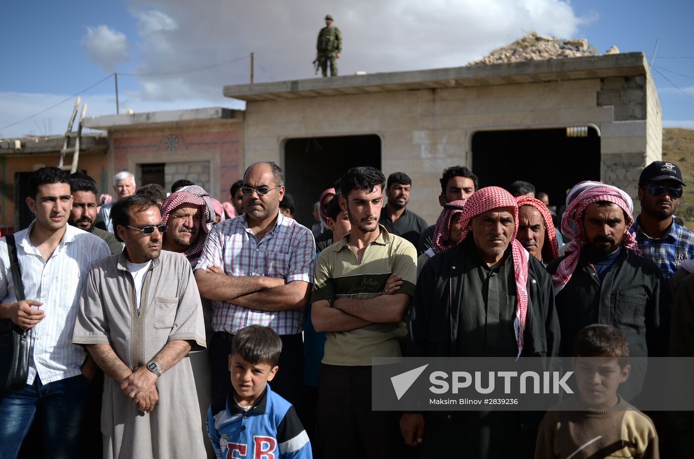 Distribution of Russian humanitarian aid in Syria