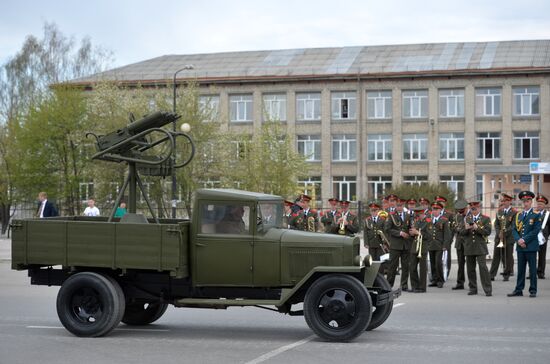 Dress rehearsal of Victory Day parade in Russian cities