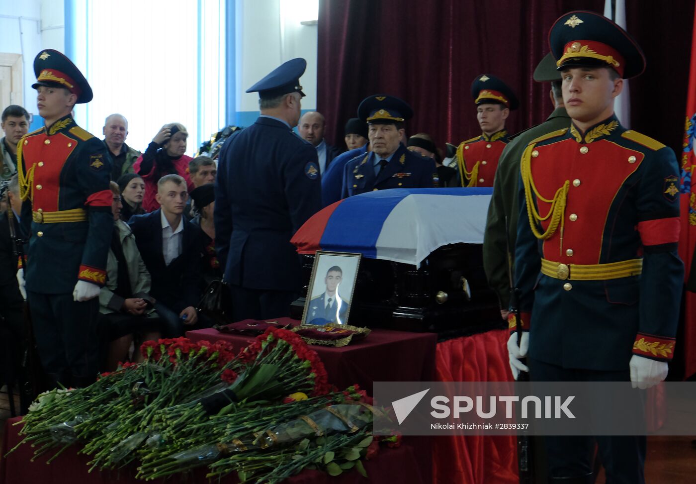 Funeral of Hero of Russia Alexander Prokhorenko killed in Syria