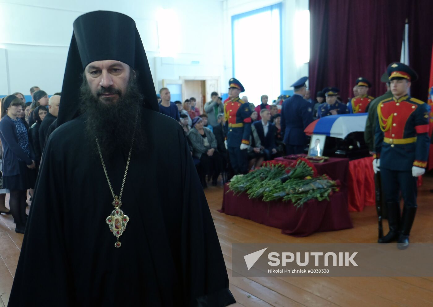 Funeral of Hero of Russia Alexander Prokhorenko killed in Syria