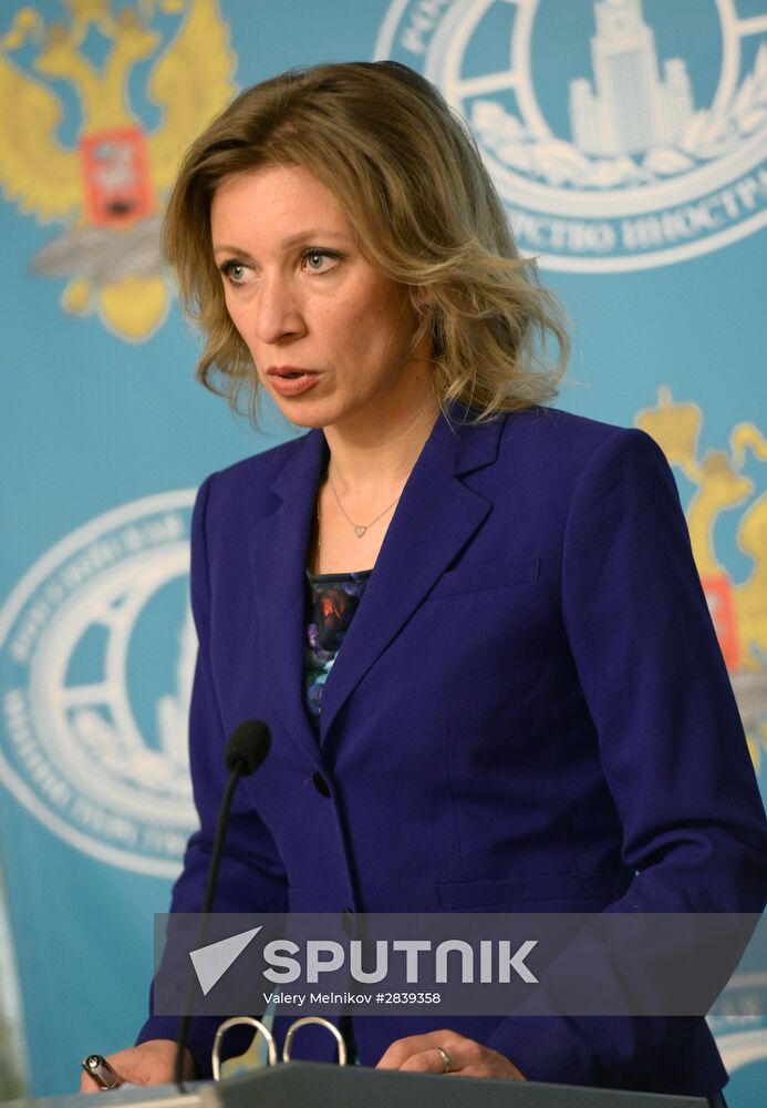 Briefing of Foreign Mnistry spokesperson Maria Zakharova