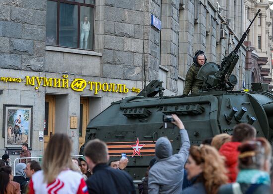 Preparations for Victory Parade in Moscow