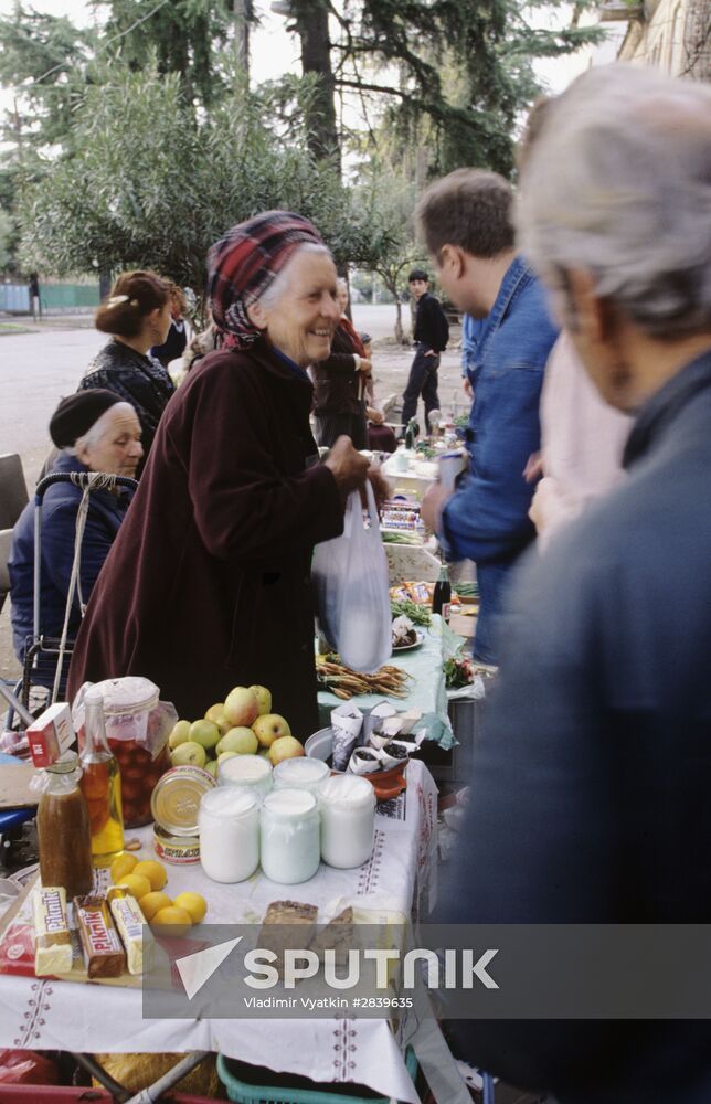 Market in Sukhumi