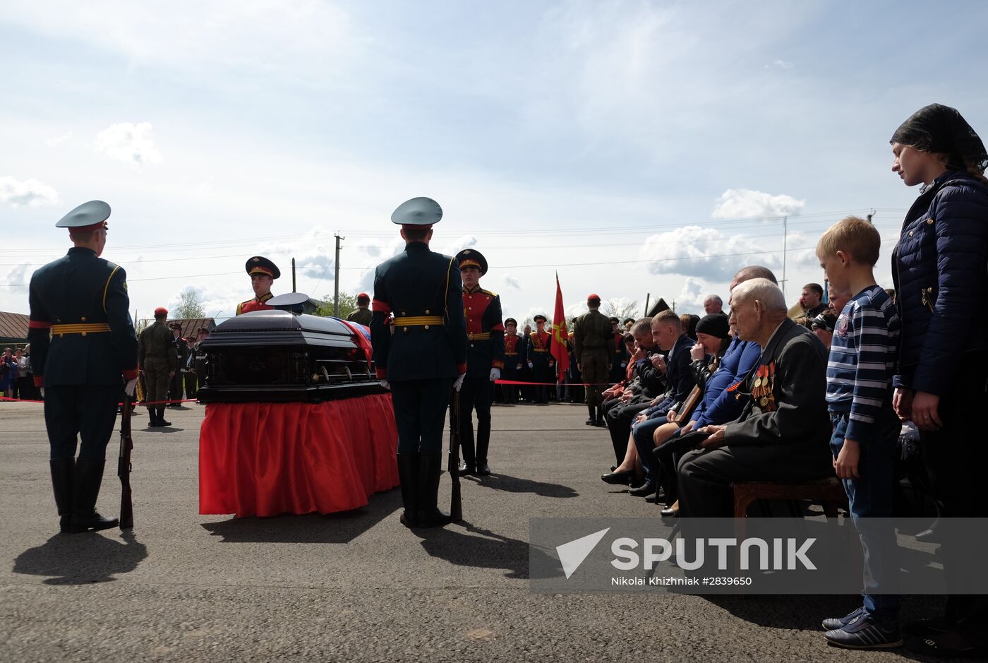 Funeral of Hero of Russia Alexander Prokhorenko killed in Syria