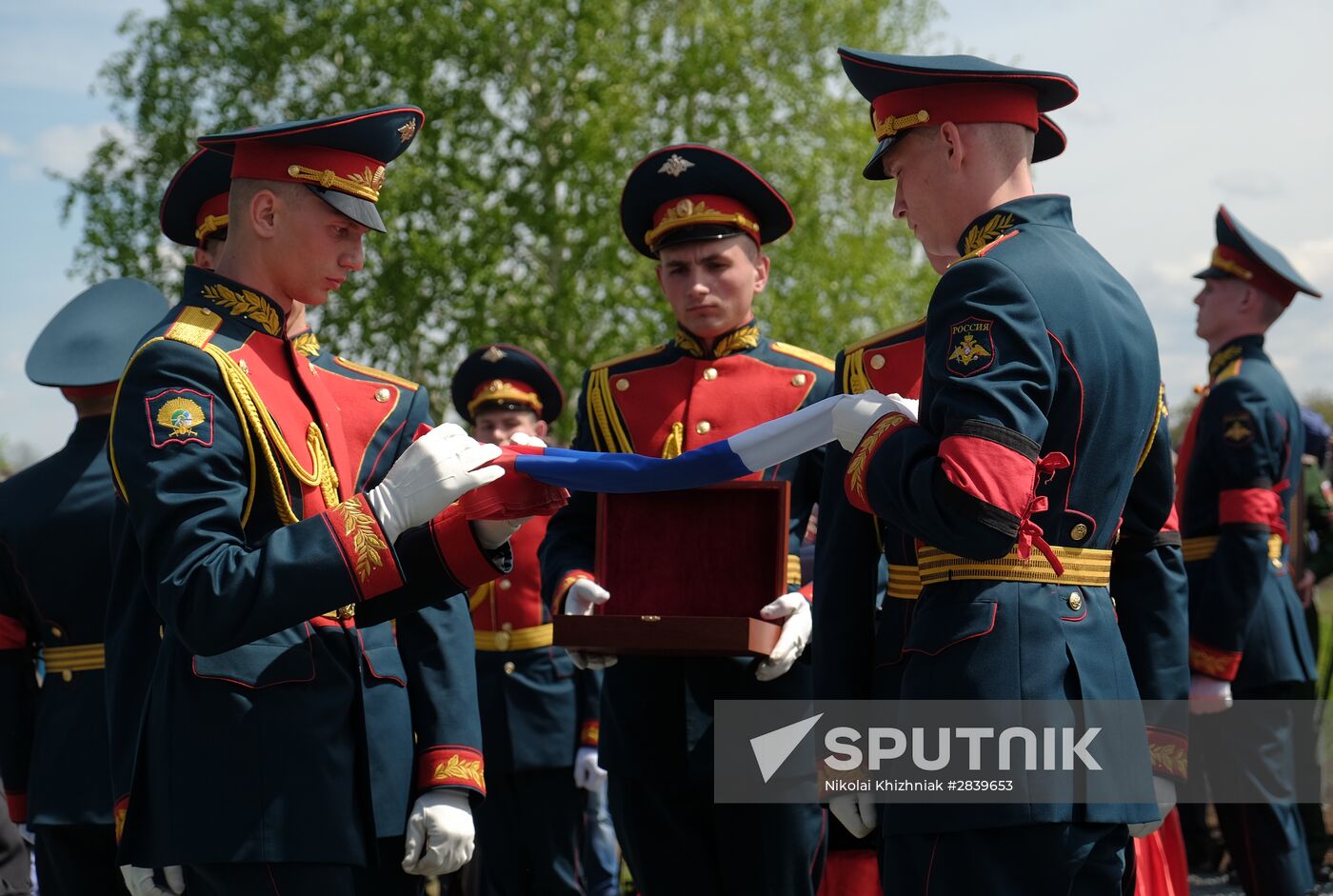 Funeral of Hero of Russia Alexander Prokhorenko killed in Syria