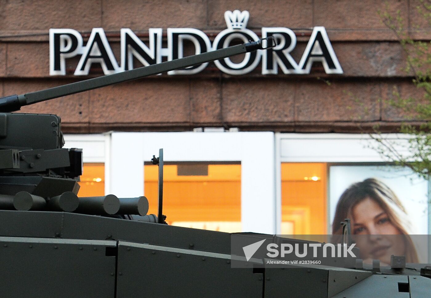 Preparation for Victory Day Parade in Moscow